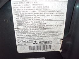 2000 MITSUBISHI MONTERO SPORT ,3.0L AUTO, 4DR 2WD, COLOR GREEN, STK 143685